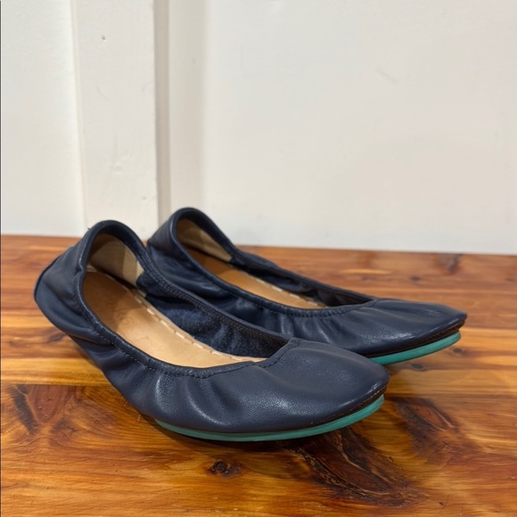 Tieks by Gavrieli California Navy Ballet Flats 7 - Picture 1 of 8